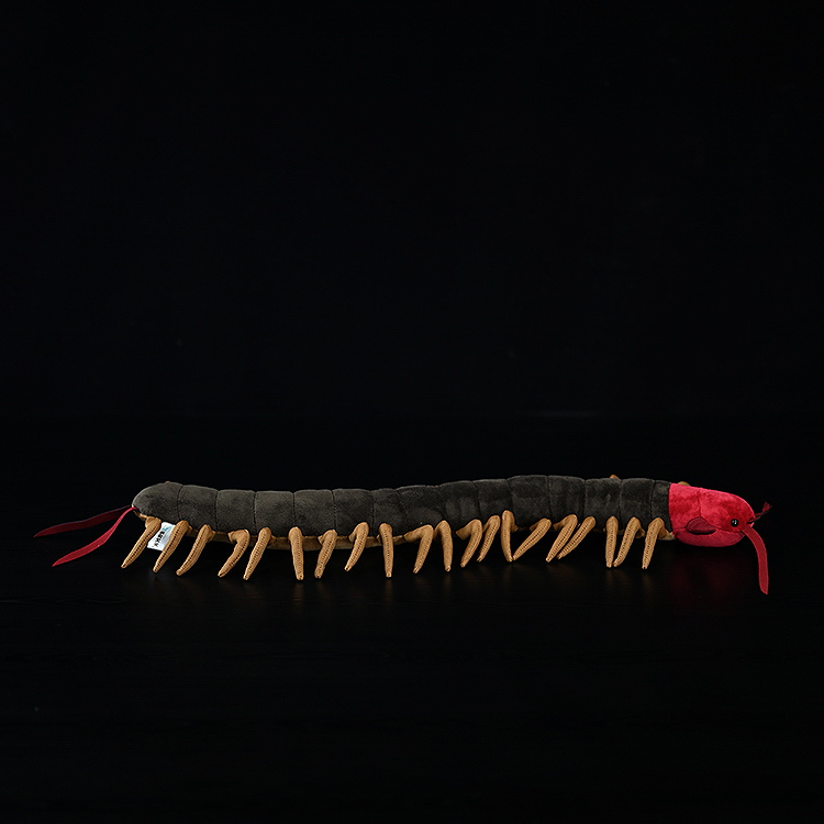 Chinese Red-Headed Centipede Stuffed Plush Toy