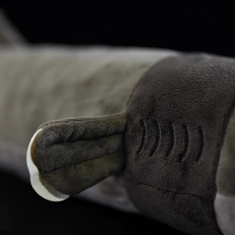 Jucărie de pluș moale de rechin cu volan