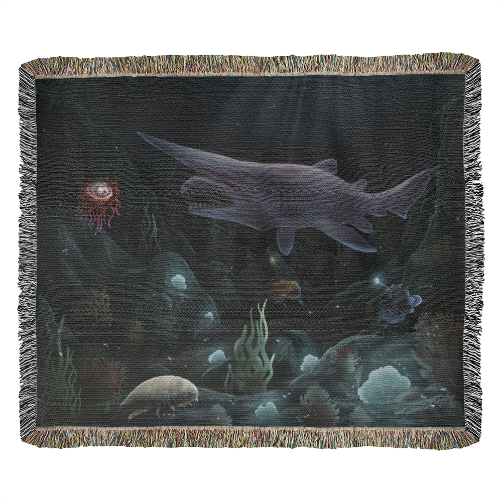 Abyssal Seas Midnight Gathering Blanket