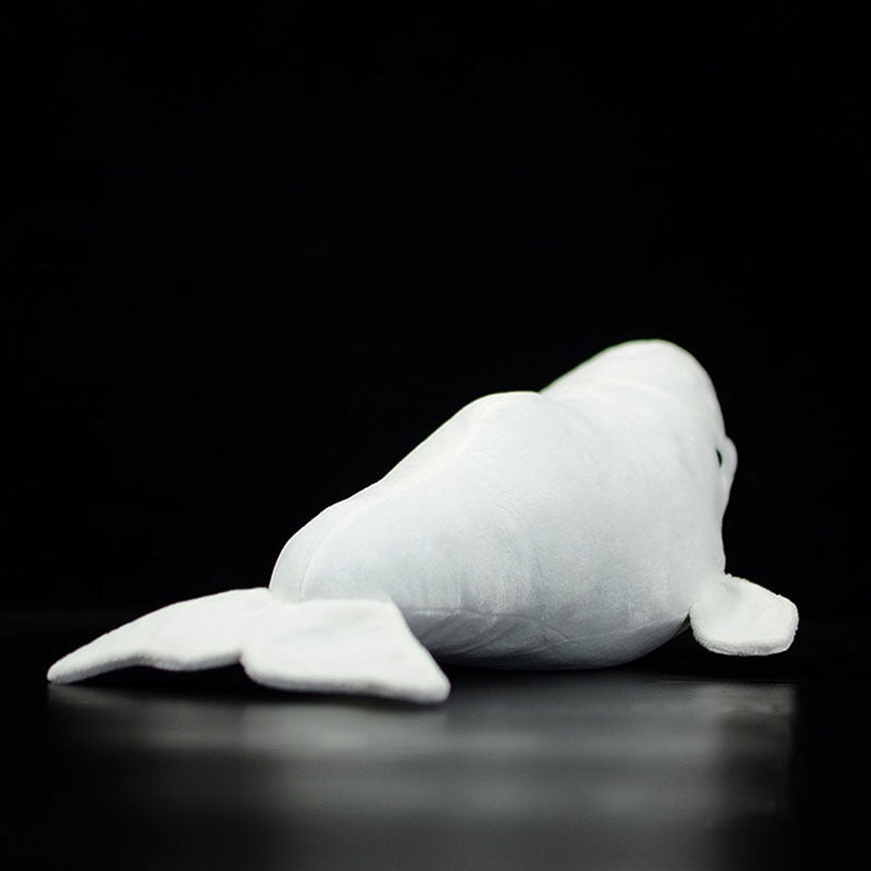 Beluga bílá velryba měkká vycpaná plyšová hračka