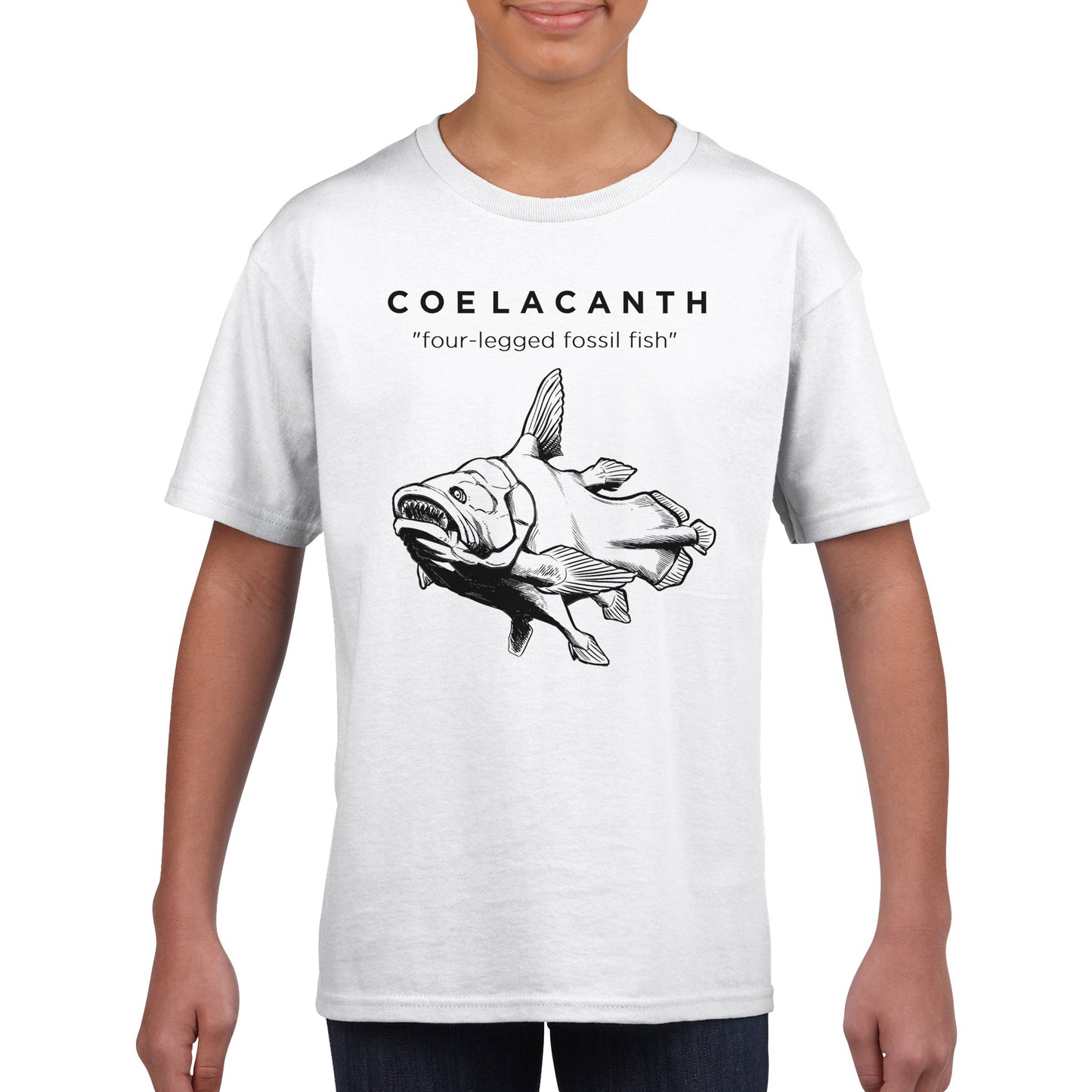 Coelacanth Prehistoric Fish Kids T-Shirt