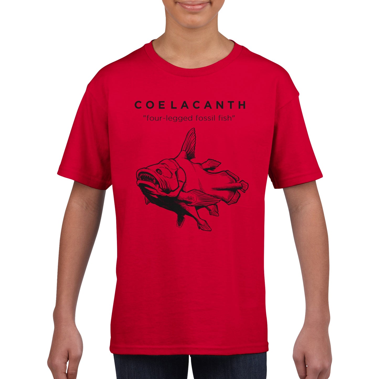 Coelacanth Prehistoric Fish Kids T-Shirt