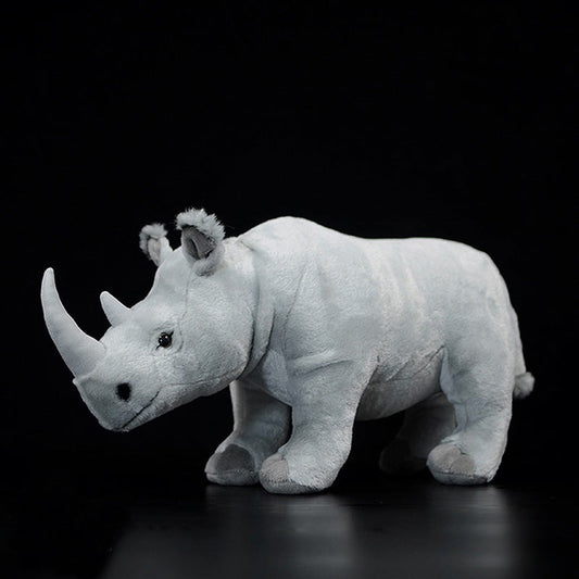 White Rhinoceros Soft Stuffed Plush Toy