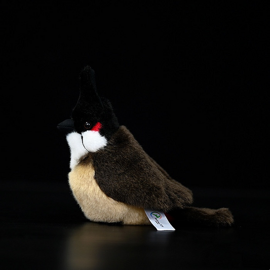 Red-whiskered Bulbul Bird Soft Stuffed Plush Toy