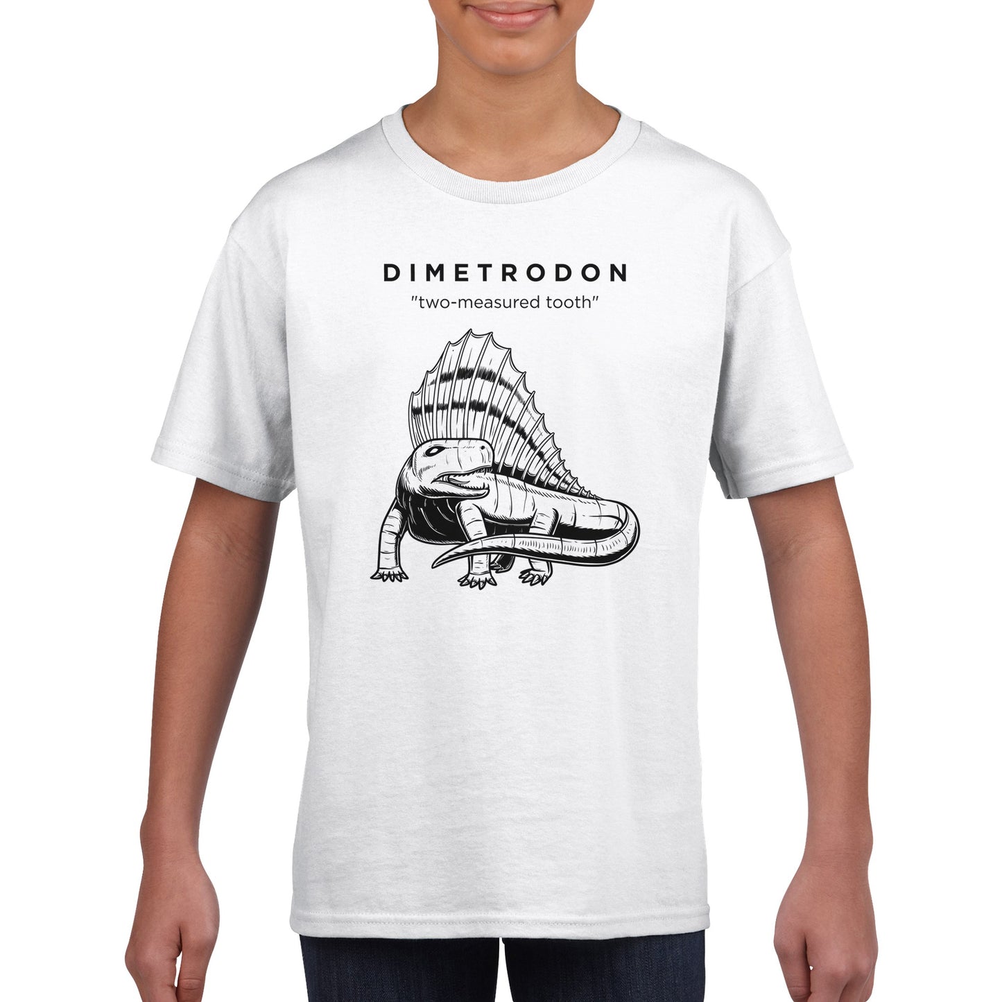 Dimetrodon Prehistoric Synapsid Kids T-Shirt