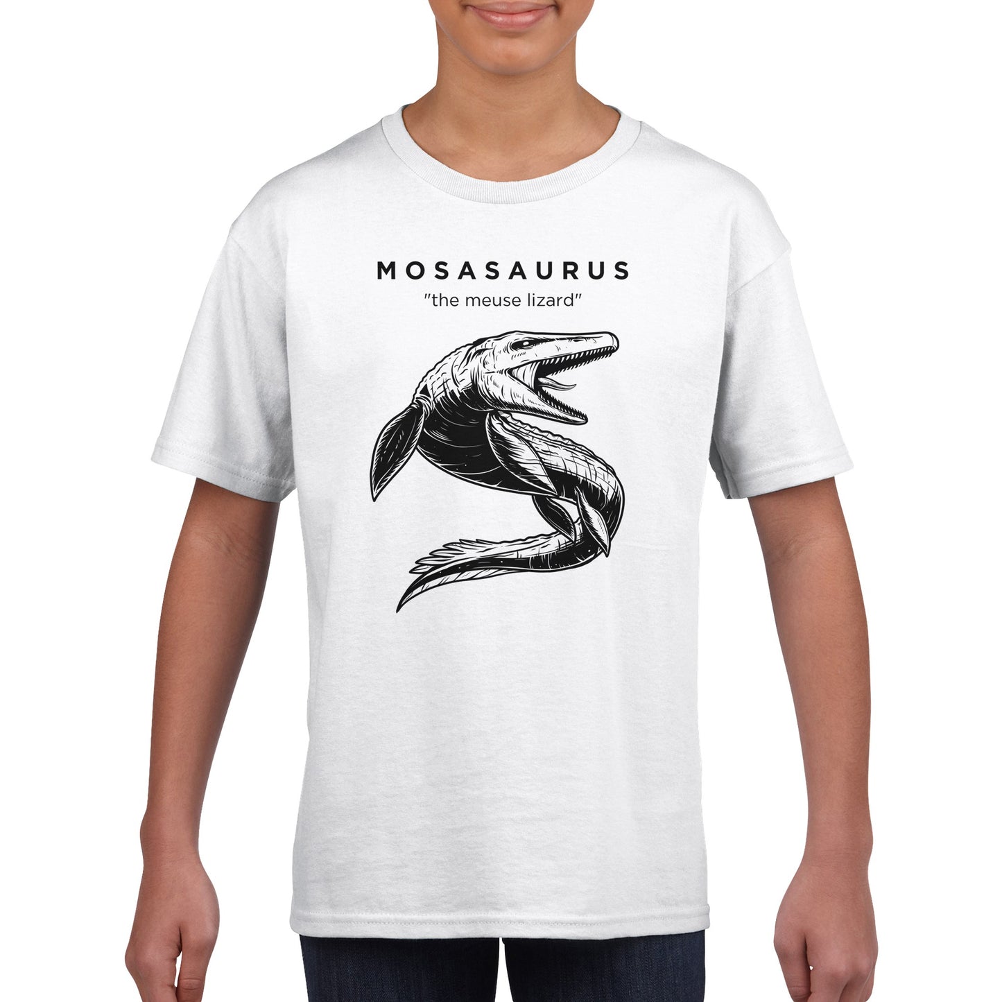 Mosasaurus Prehistoric Reptile Kids T-Shirt