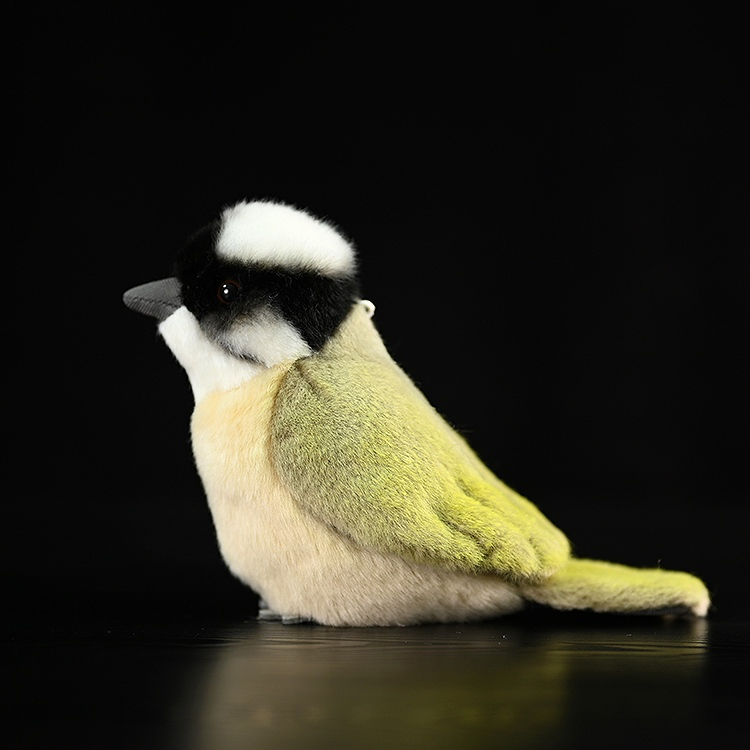 Light-Vented Bulbul Bird Soft Stuffed Plush Toy