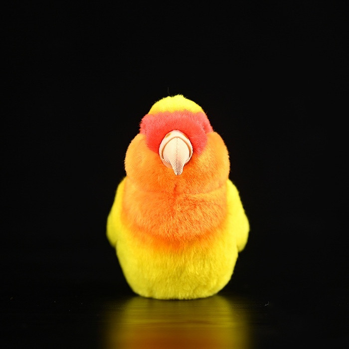 Yellow Lovebird Soft Stuffed Plush Toy