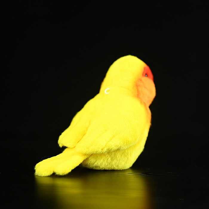 Yellow Lovebird Soft Stuffed Plush Toy