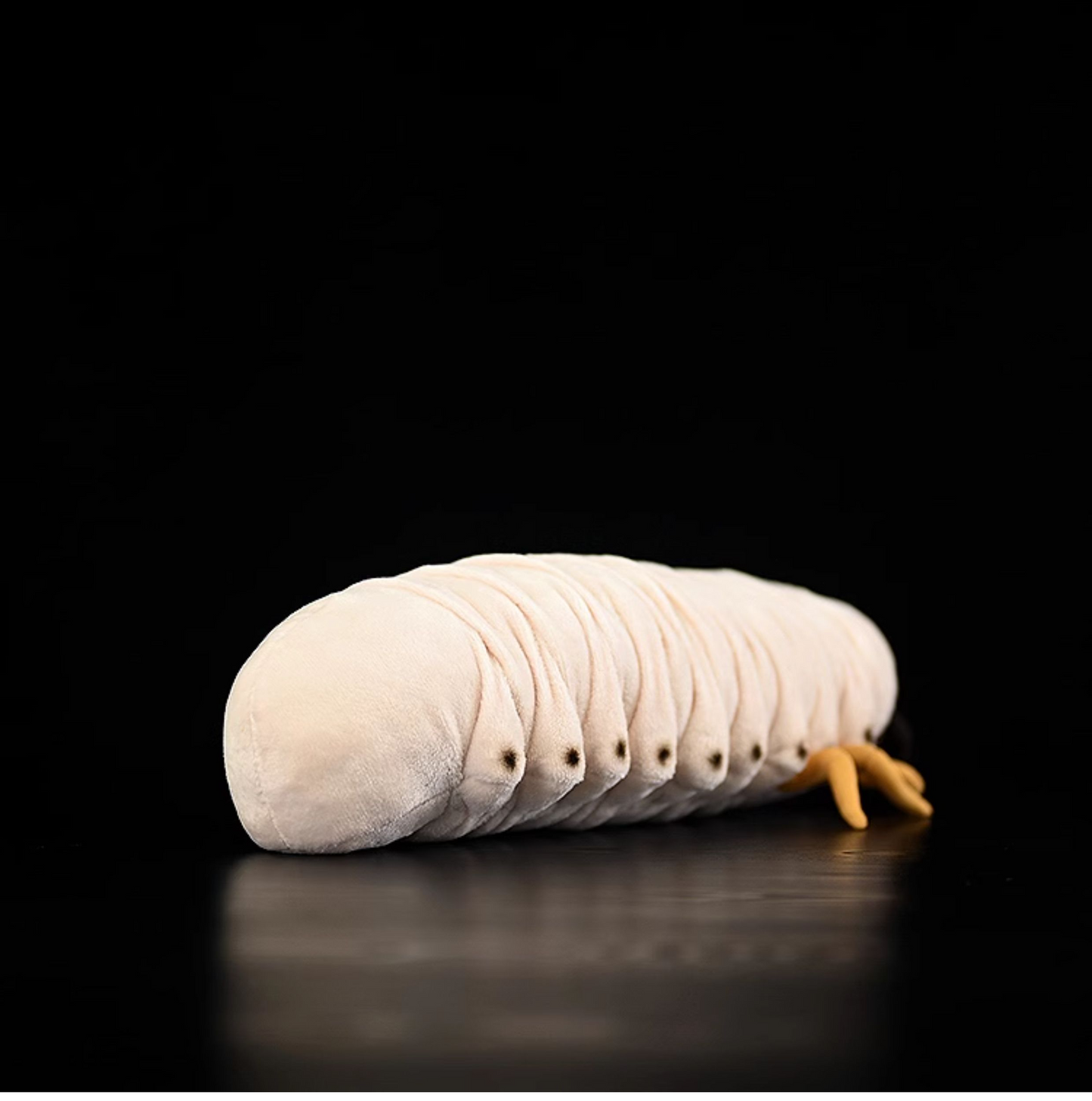 White Grub Soft Stuffed Plush Toy