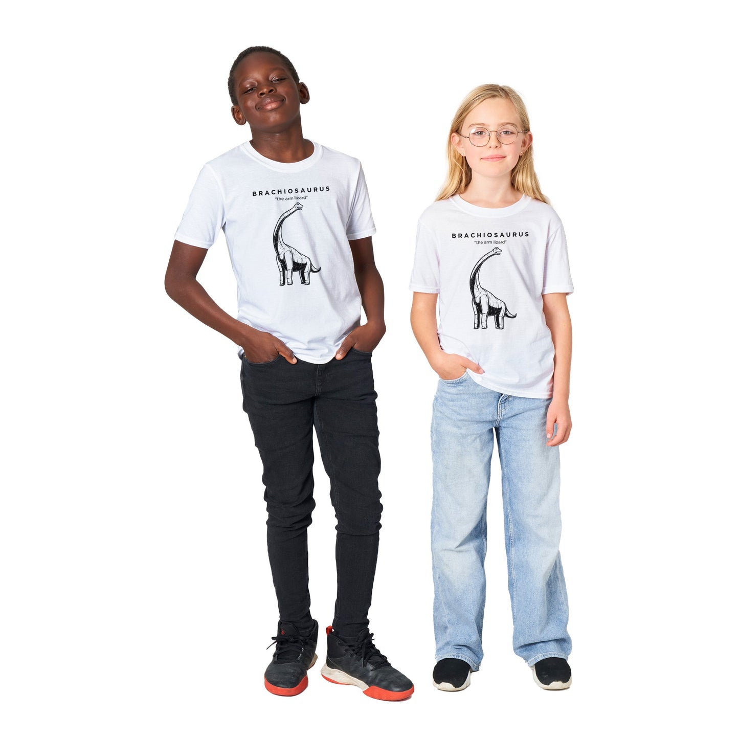 Brachiosaurus Dinosaur Prehistoric Kids T-Shirt