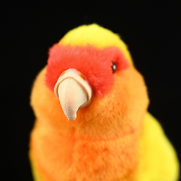 Yellow Lovebird Soft Stuffed Plush Toy