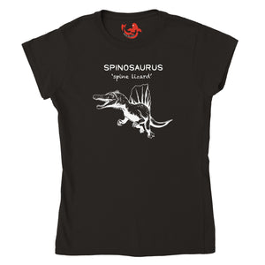 Spinosaurus Dinosaur Womens Crewneck T-Shirt