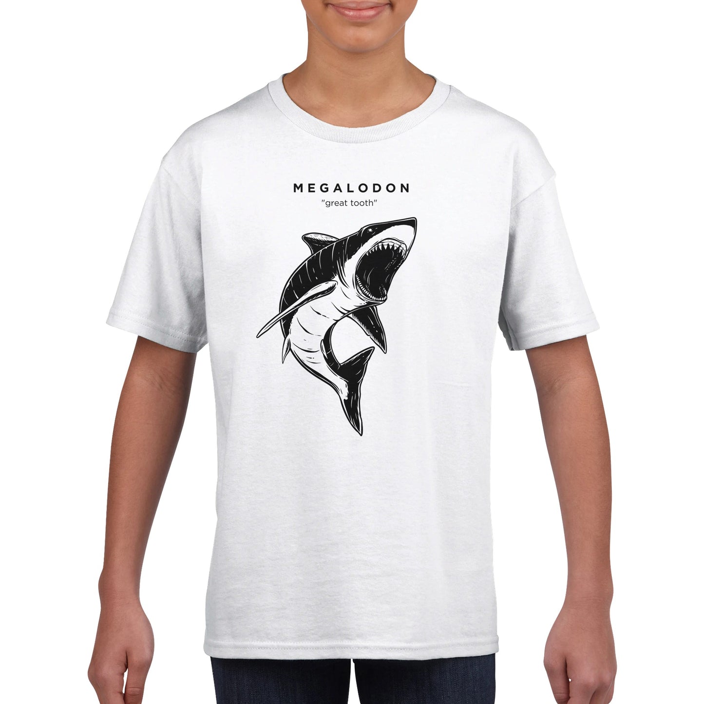 Megalodon Prehistoric Shark Kids T-Shirt