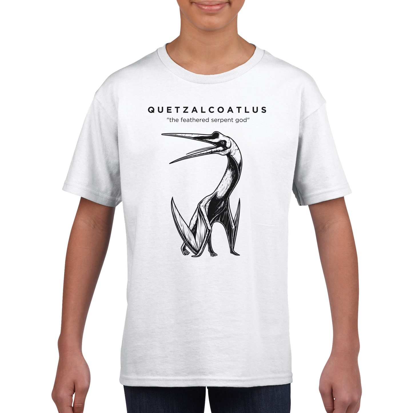 Quetzalcoatlus Pterosaur Prehistoric Kids T-Shirt