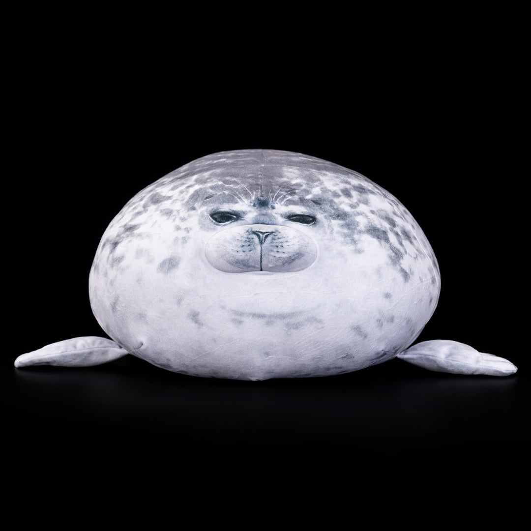 Gray Seal Soft Stuffed Plush Throw Pillow Cushion Toy