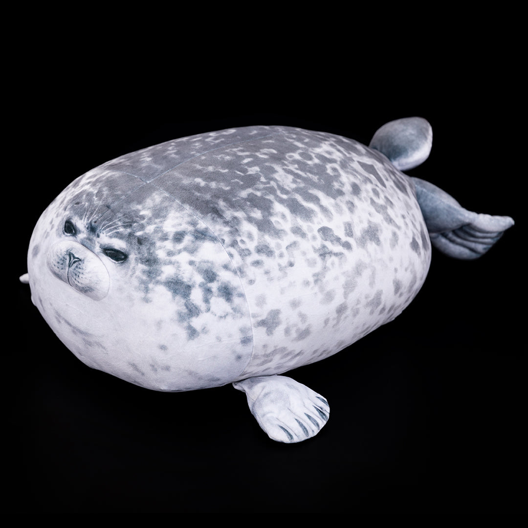Gray Seal Soft Stuffed Plush Throw Pillow Cushion Toy