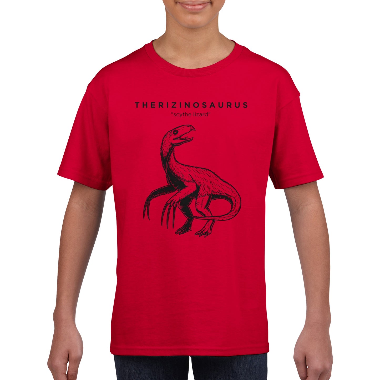 Therizinosaurus Dinosaur Prehistoric Kids T-Shirt