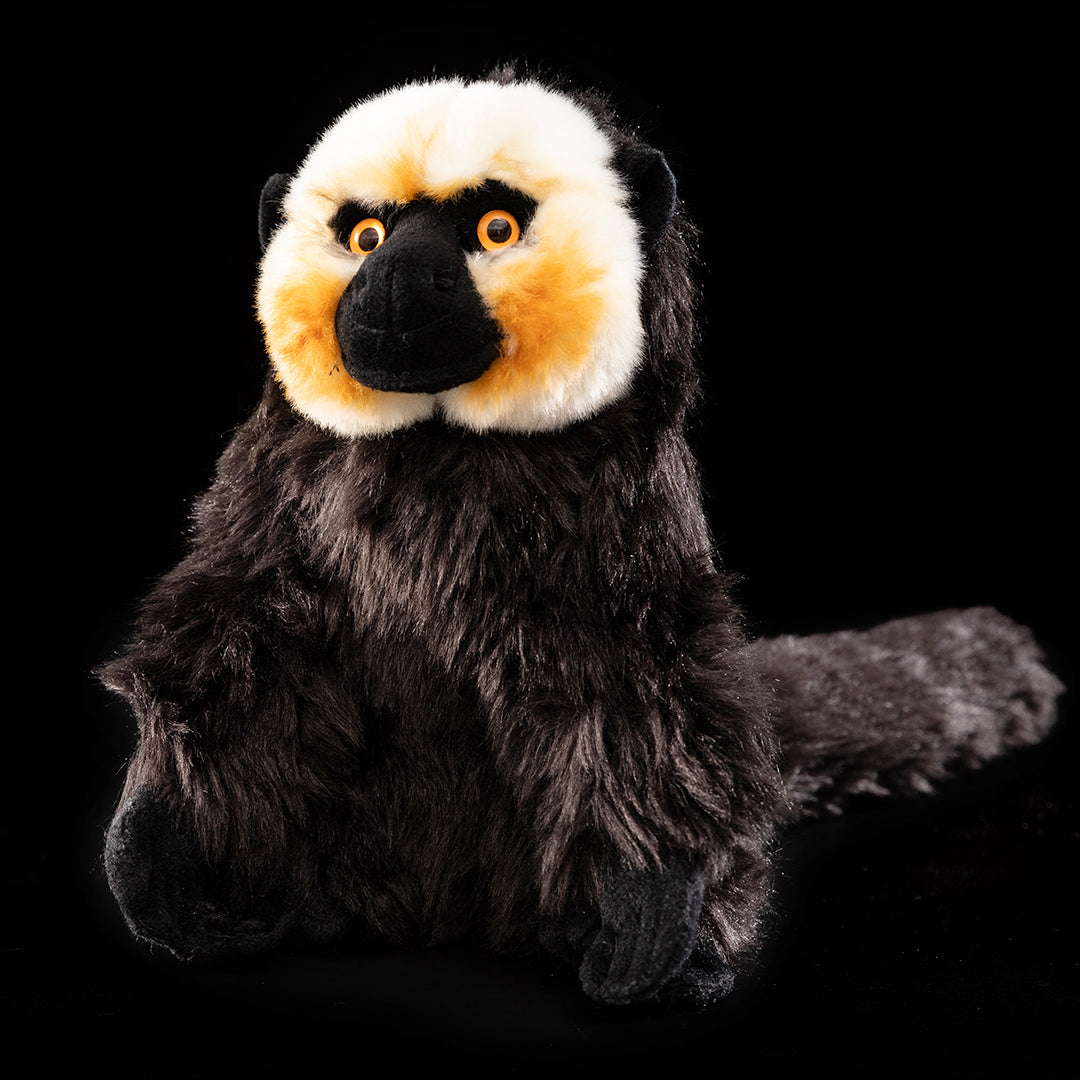 White-faced Saki Monkey Soft Stuffed Plush Toy