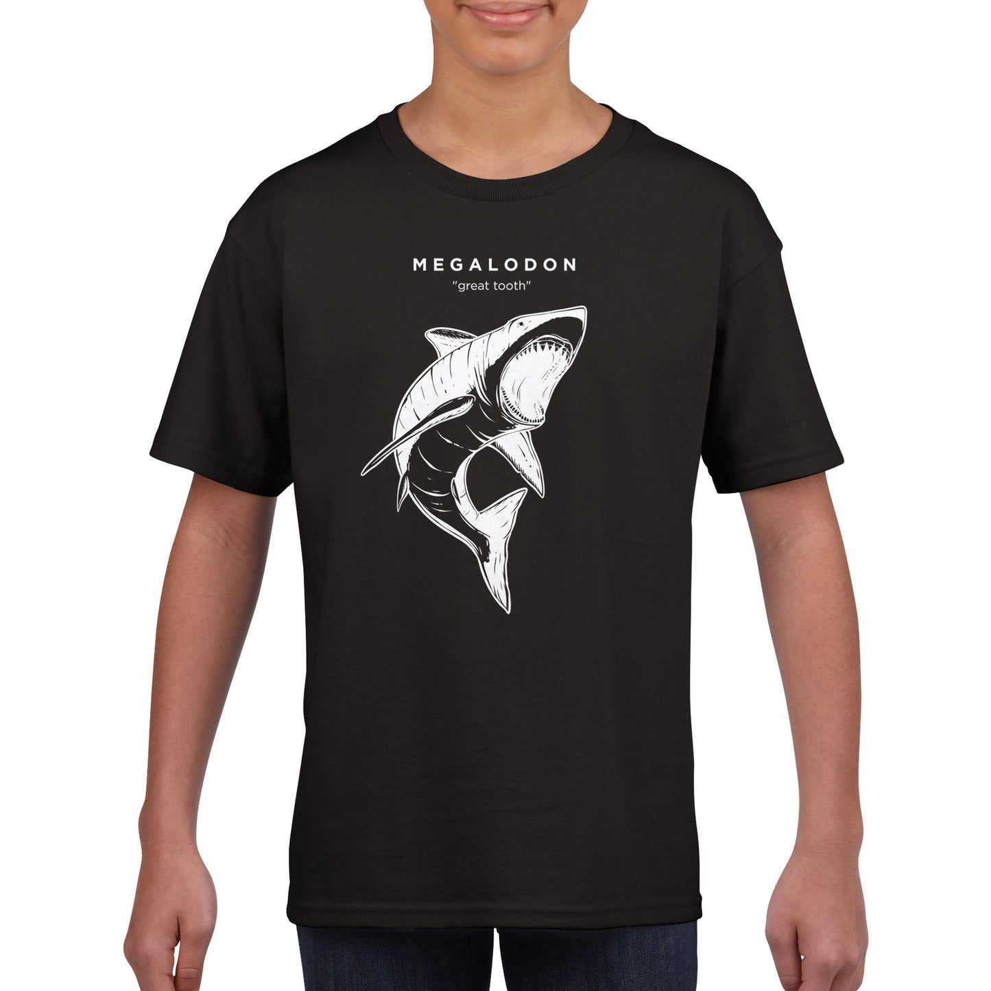 Megalodon Prehistoric Shark Kids T-Shirt