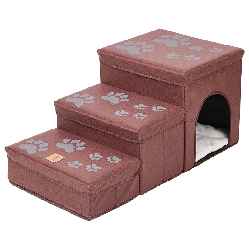 3-in-1 Pet Stairs Bed and Storage