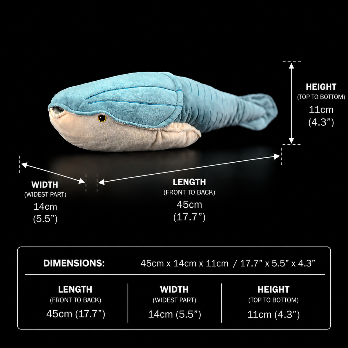 Arandaspis Prehistoric Fish Soft Stuffed Plush Toy