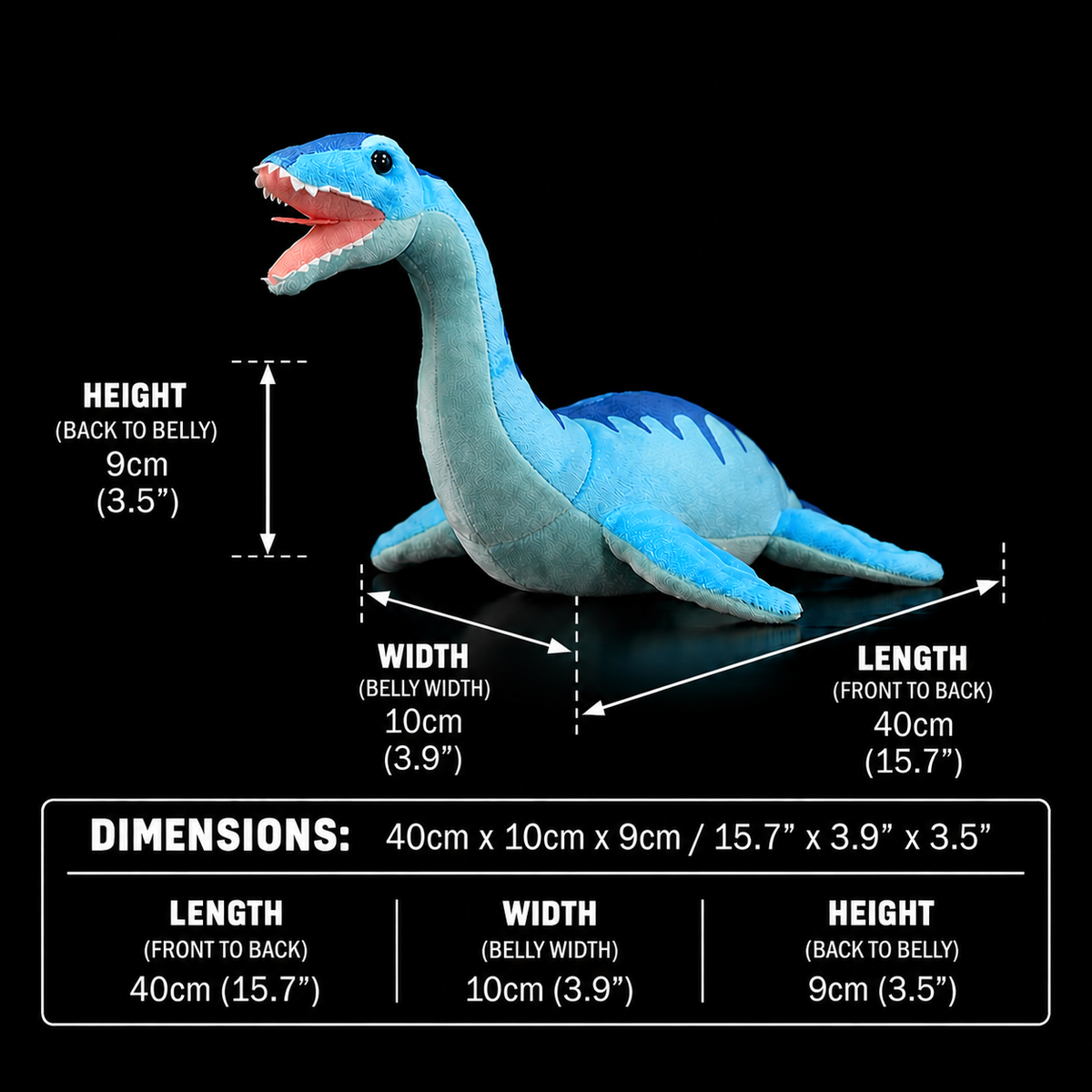 Plesiosaurus Soft Stuffed Plush Toy