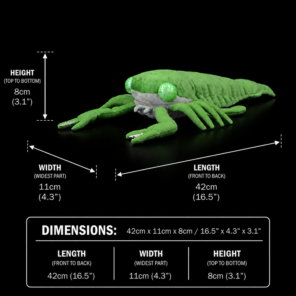 Pterygotus Soft Stuffed Plush Toy