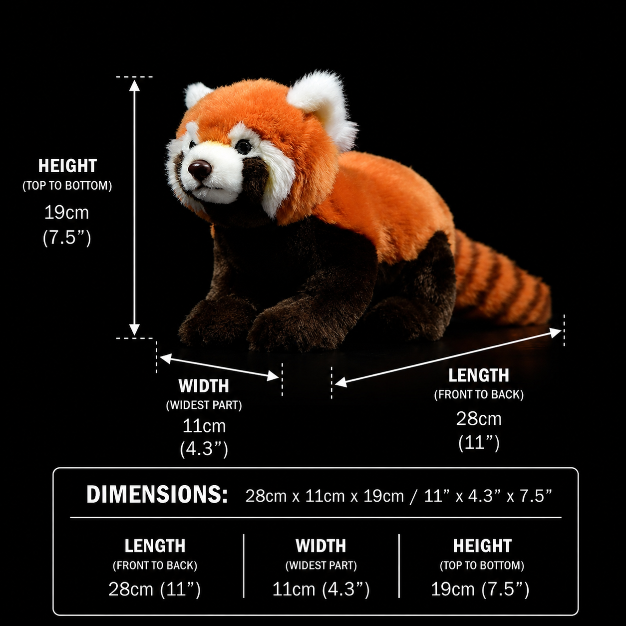 Red Panda Soft Stuffed Plush Toy