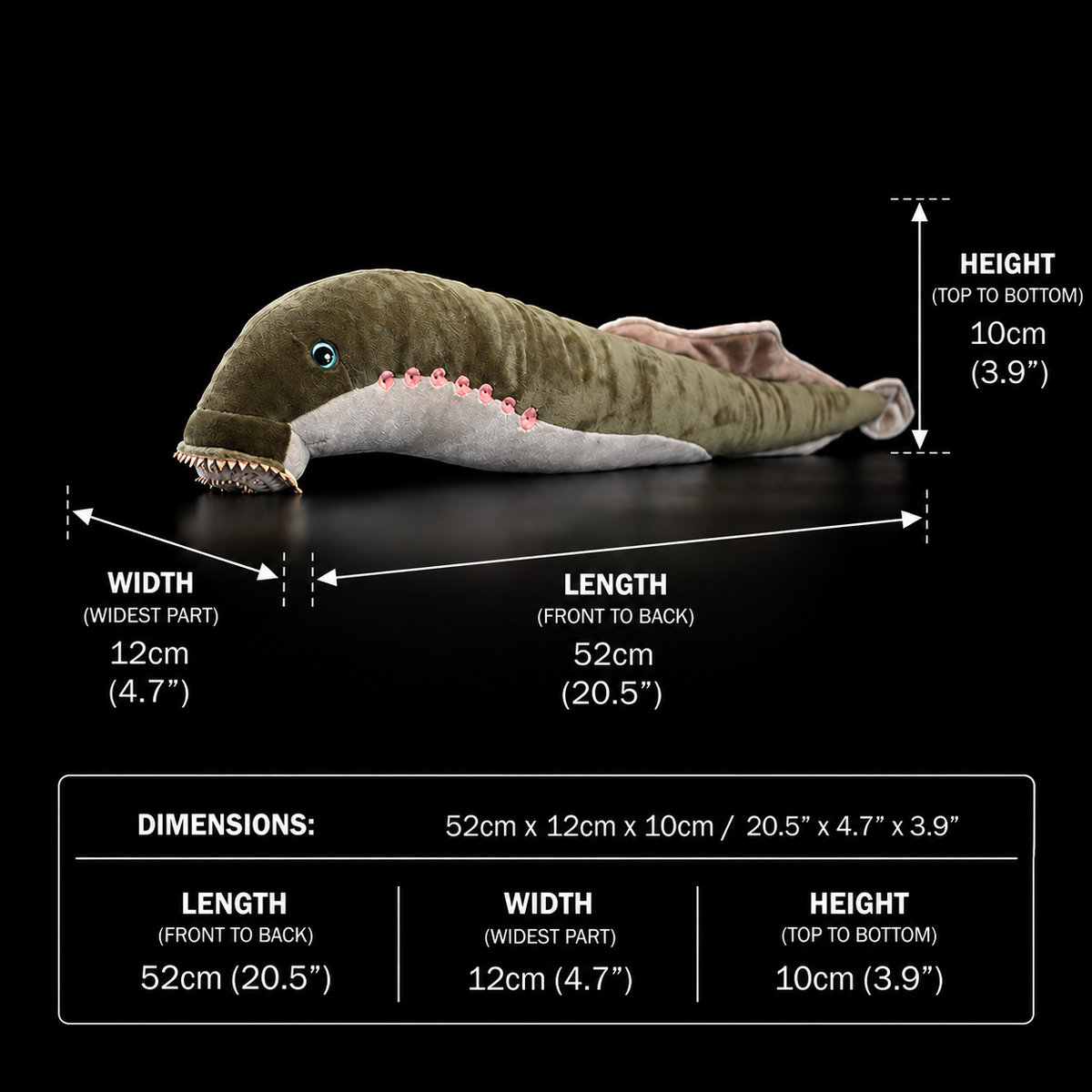 Sea Lamprey Soft Stuffed Plush Toy