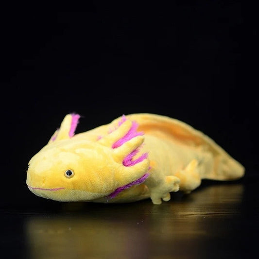 Yellow Axolotl Soft Stuffed Plush Toy
