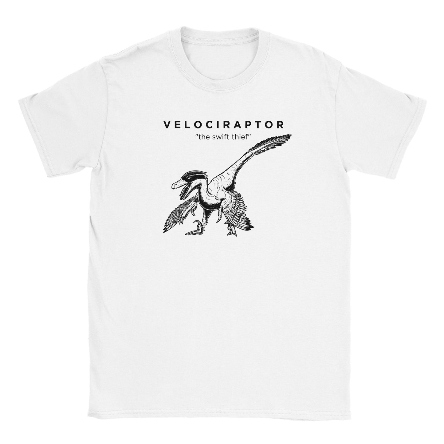 Velociraptor Dinosaur Prehistoric Kids T-Shirt