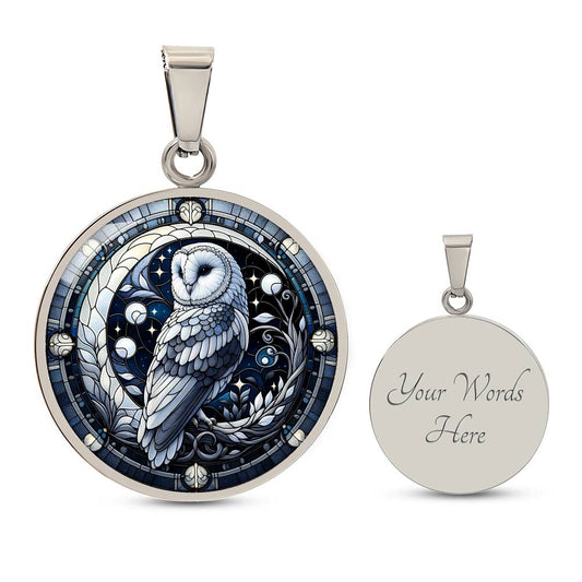 Moon Owl Pendant Necklace: Symbol of Wisdom and Mystique