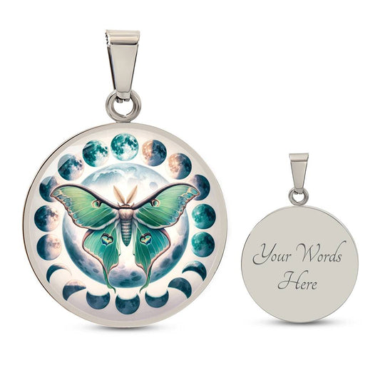 Luna Moth Pendant Necklace: A Symbol of Transformation