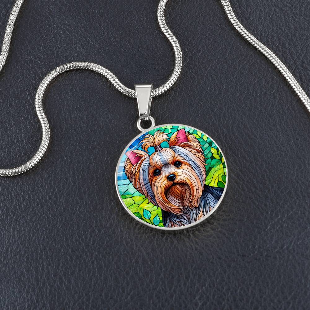 The Adorable Yorkie Pendant Necklace