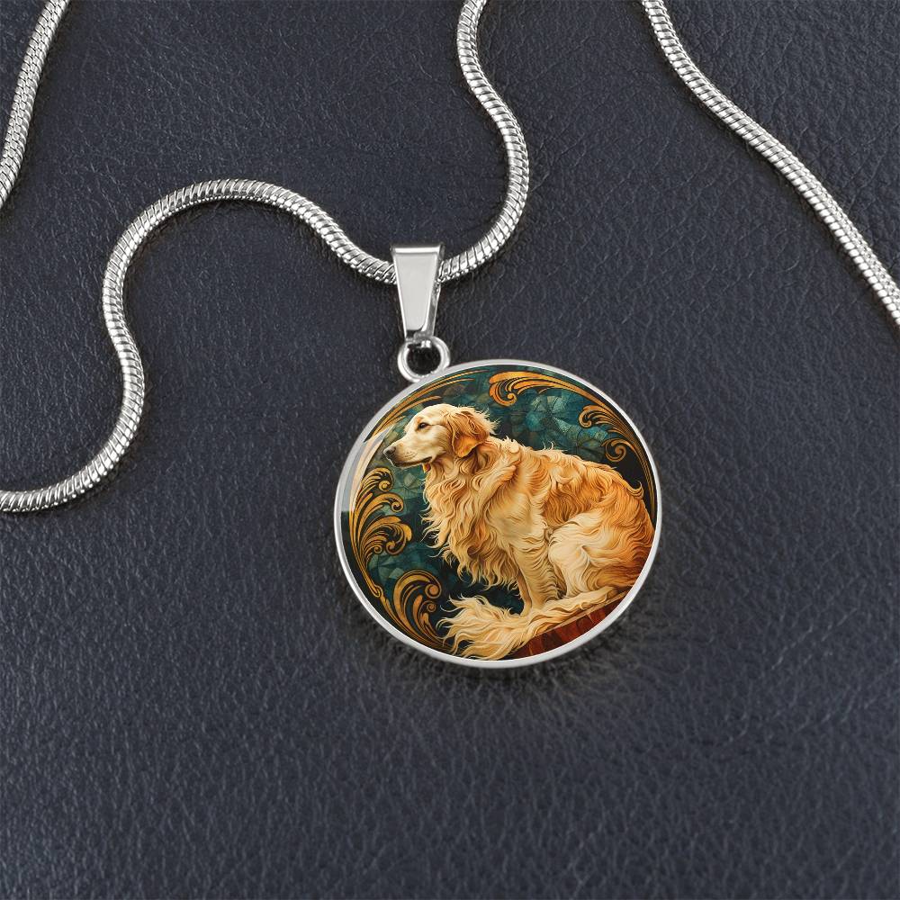 The Regal Retriever Pendant Necklace