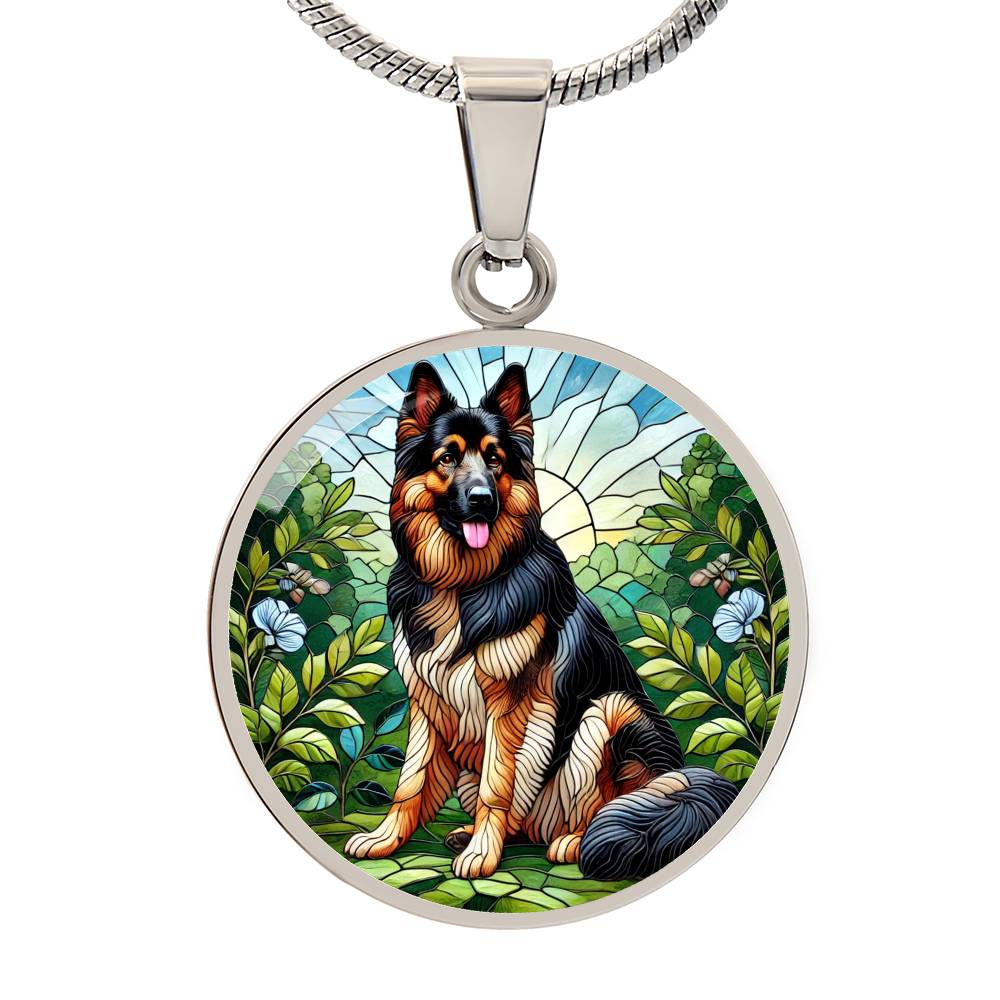 The German Shepherd Pendant Necklace