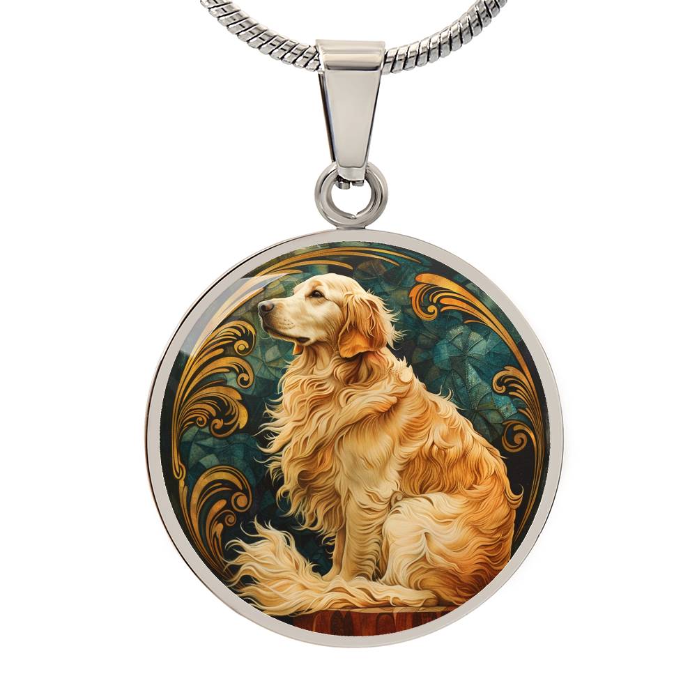 The Regal Retriever Pendant Necklace