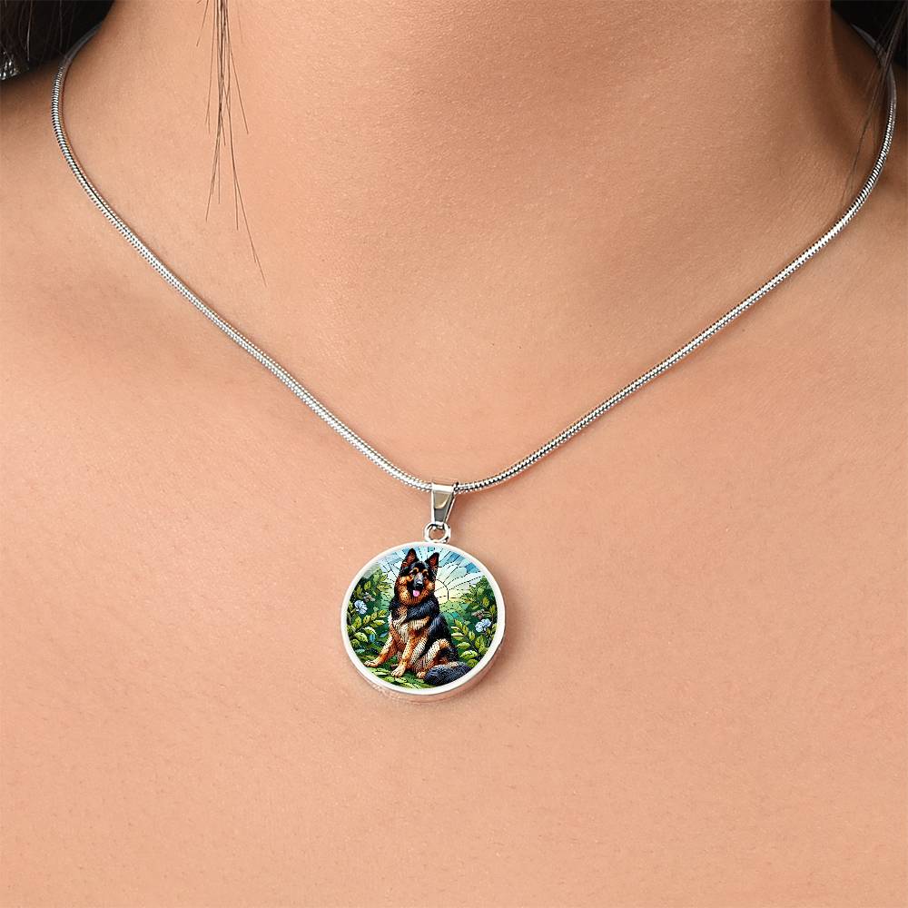 The German Shepherd Pendant Necklace