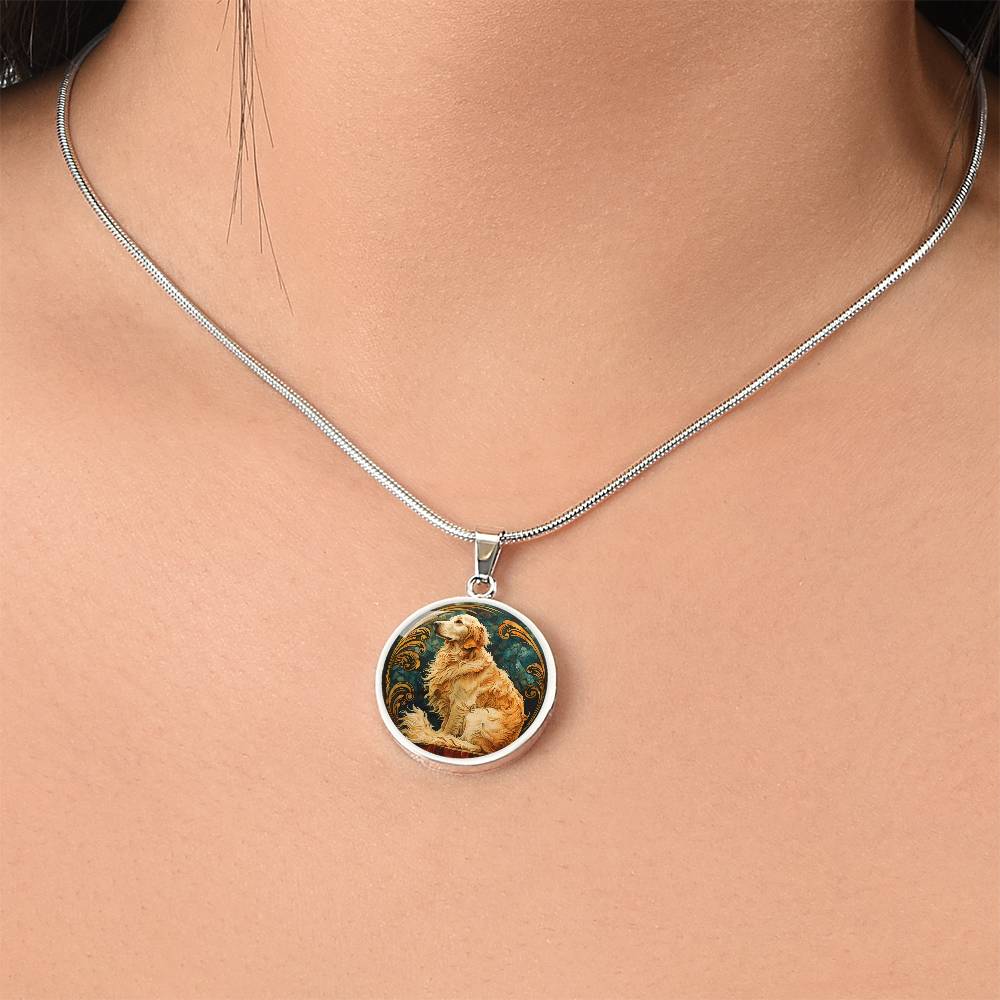 The Regal Retriever Pendant Necklace