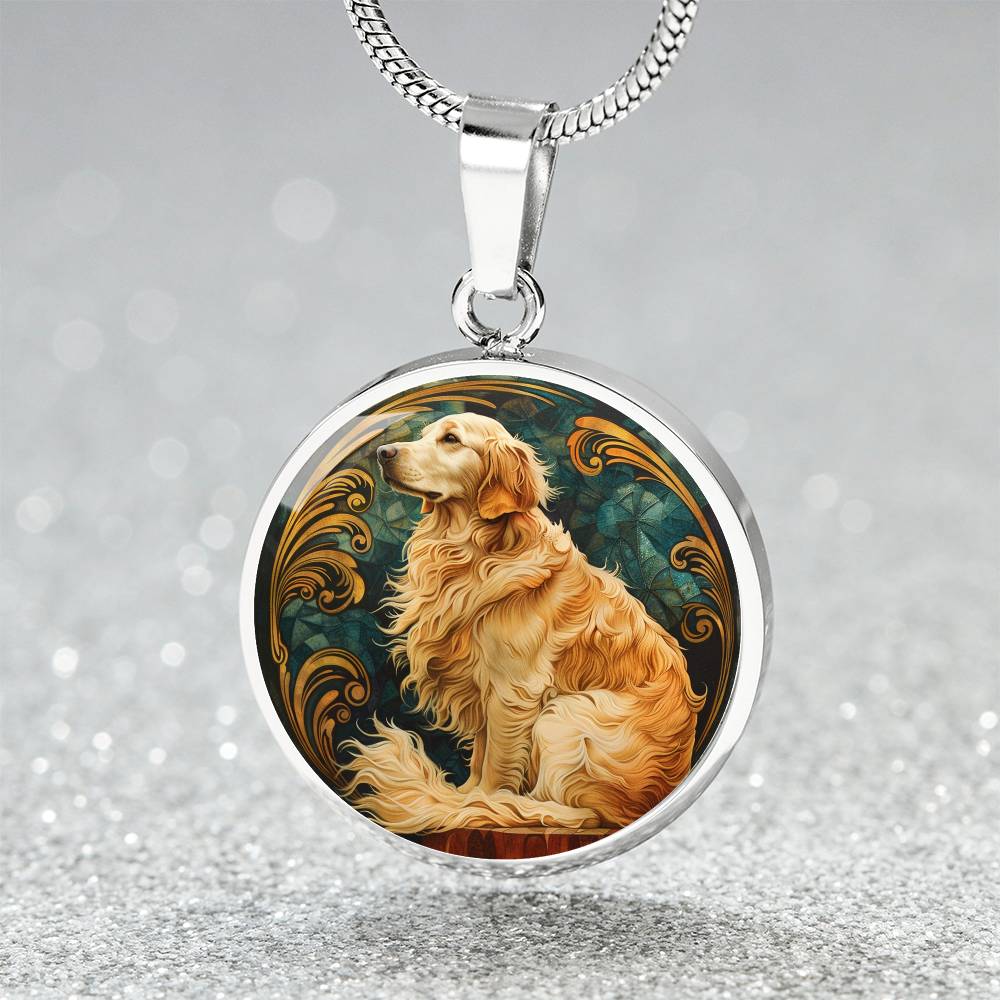 The Regal Retriever Pendant Necklace