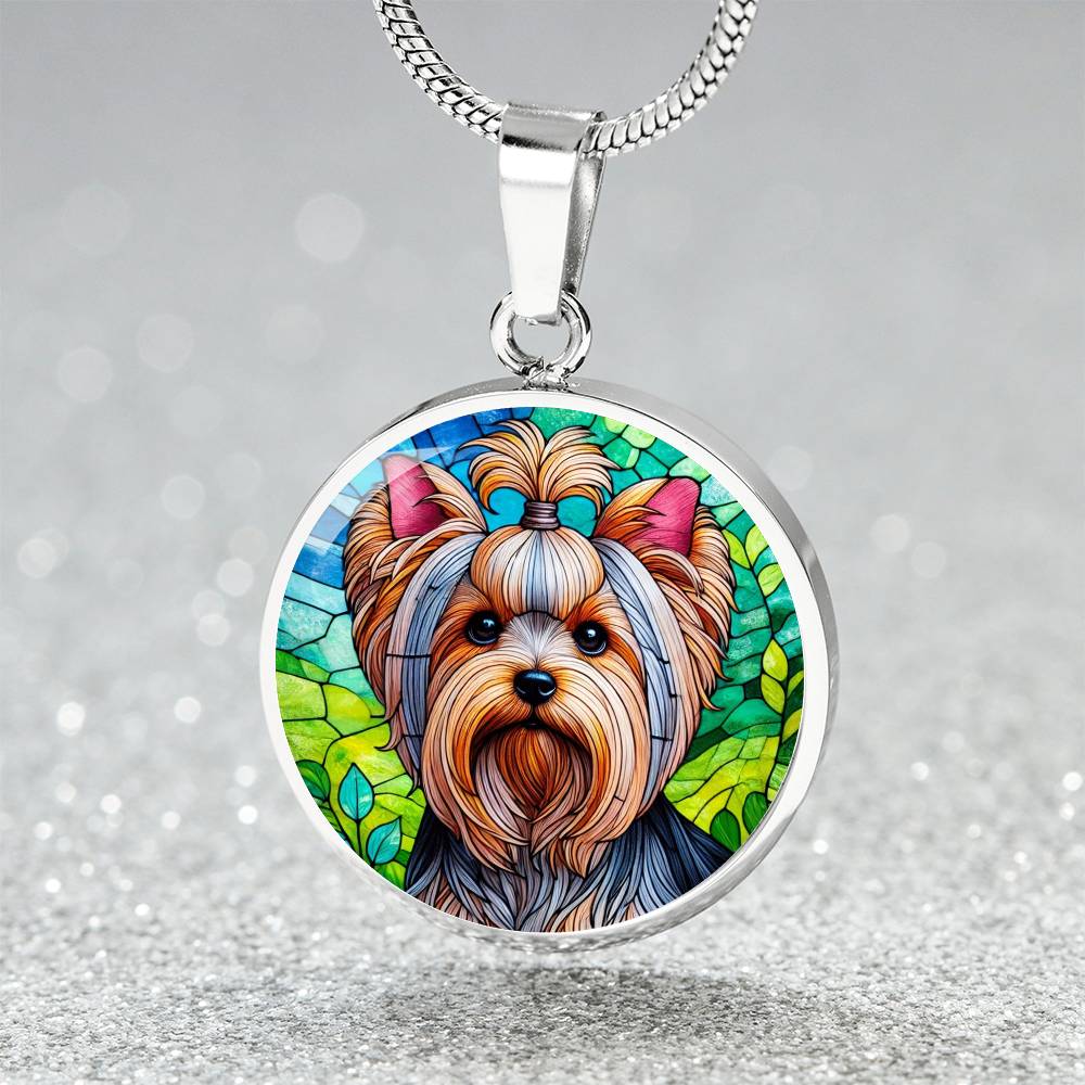 The Adorable Yorkie Pendant Necklace