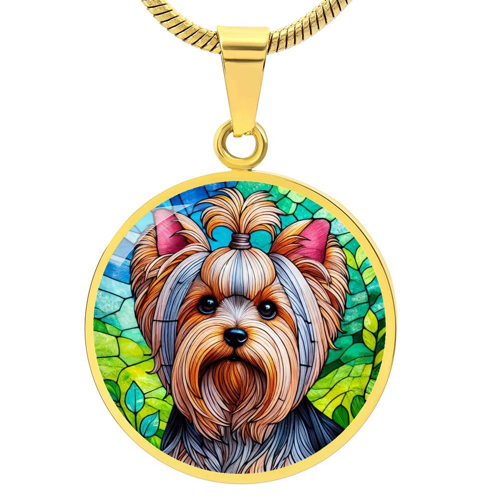 The Adorable Yorkie Pendant Necklace