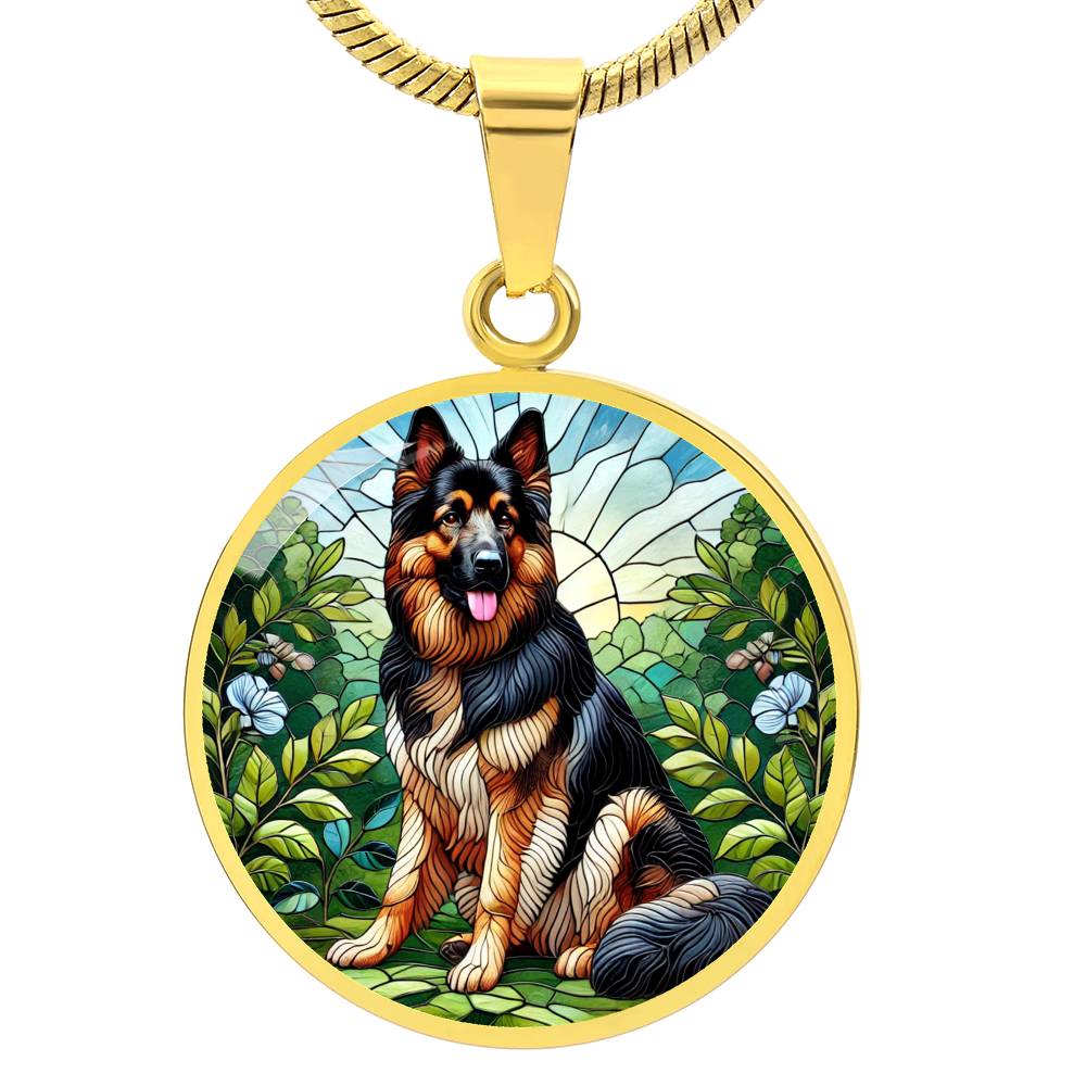 The German Shepherd Pendant Necklace