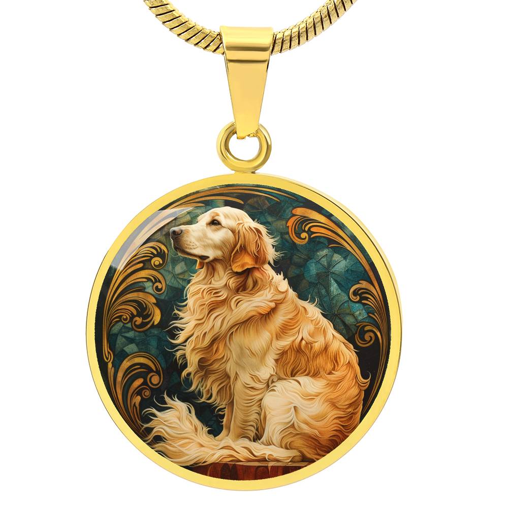 The Regal Retriever Pendant Necklace