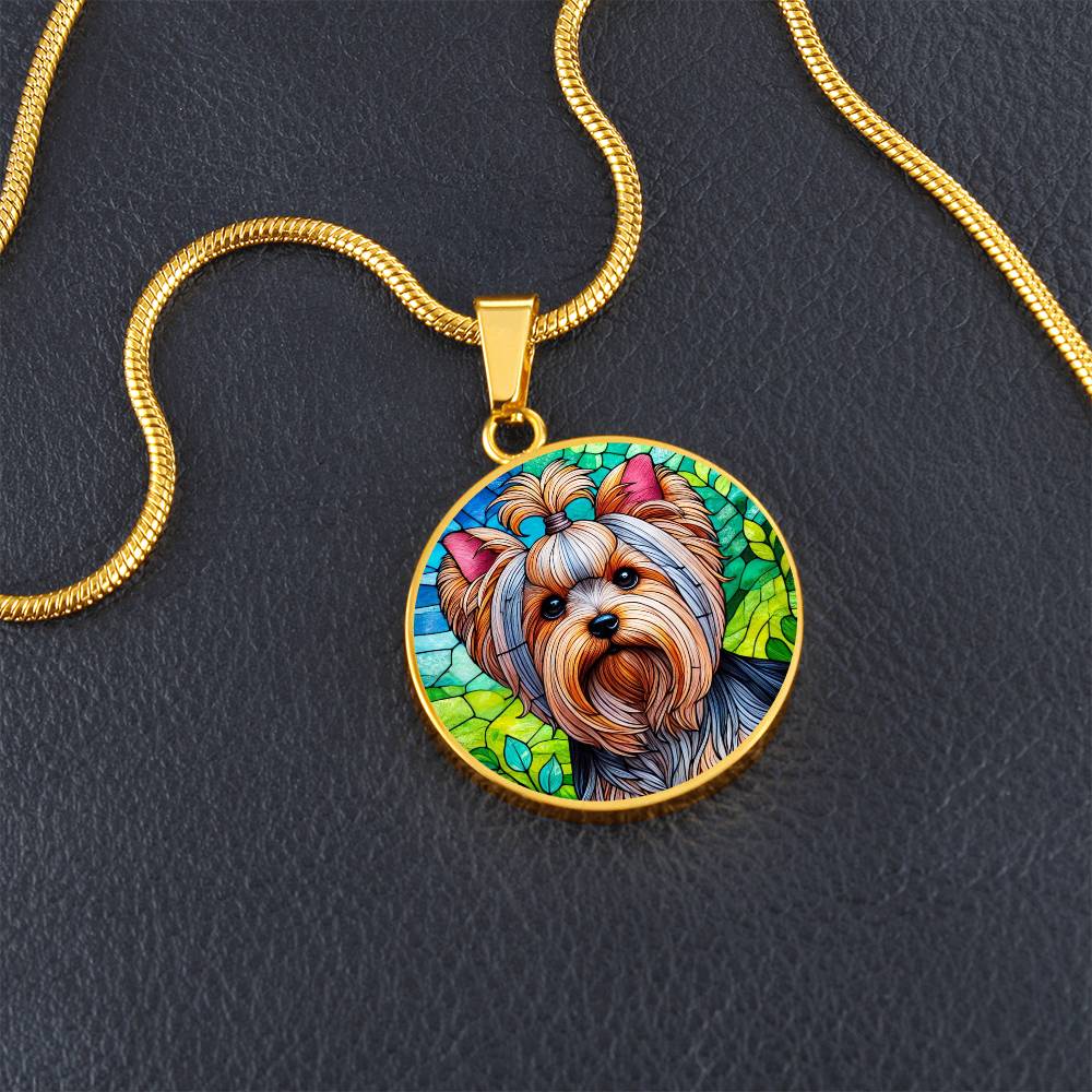 The Adorable Yorkie Pendant Necklace