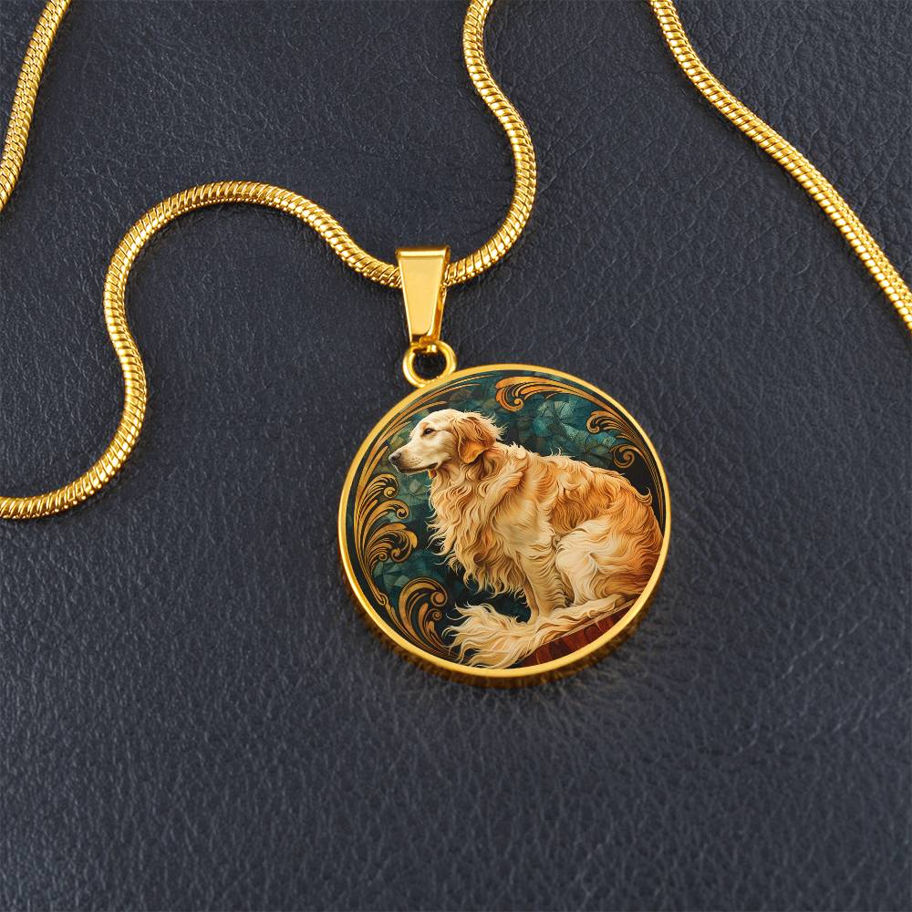 The Regal Retriever Pendant Necklace