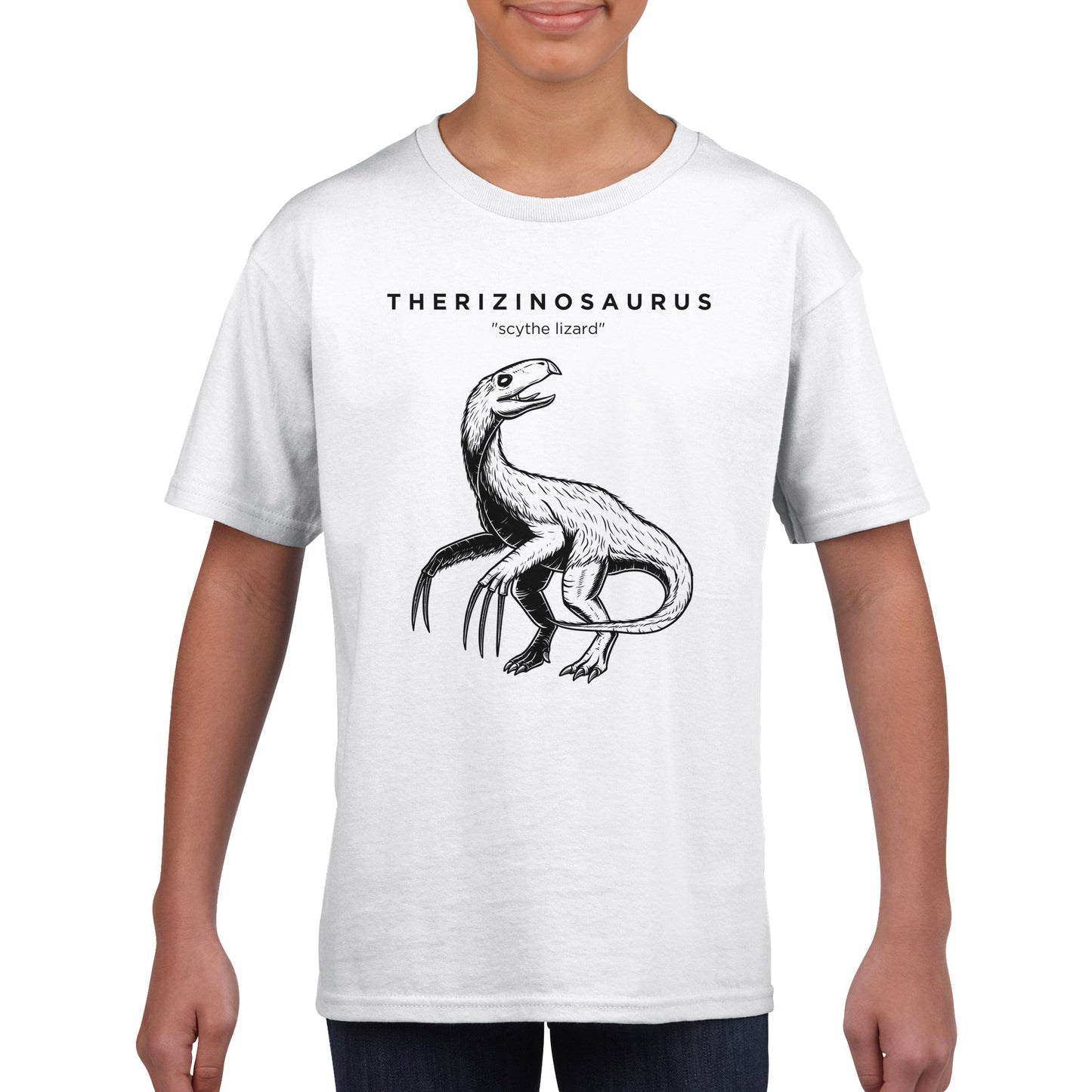 Therizinosaurus Dinosaur Prehistoric Kids T-Shirt