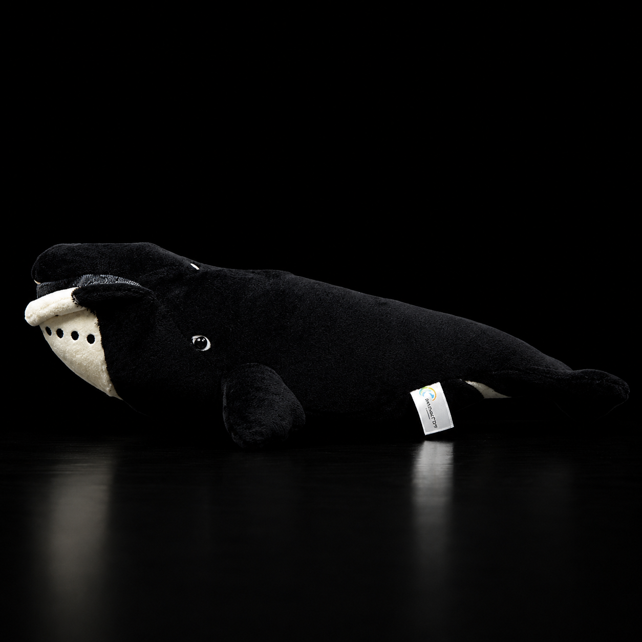 Měkká vycpaná plyšová velryba Bowhead
