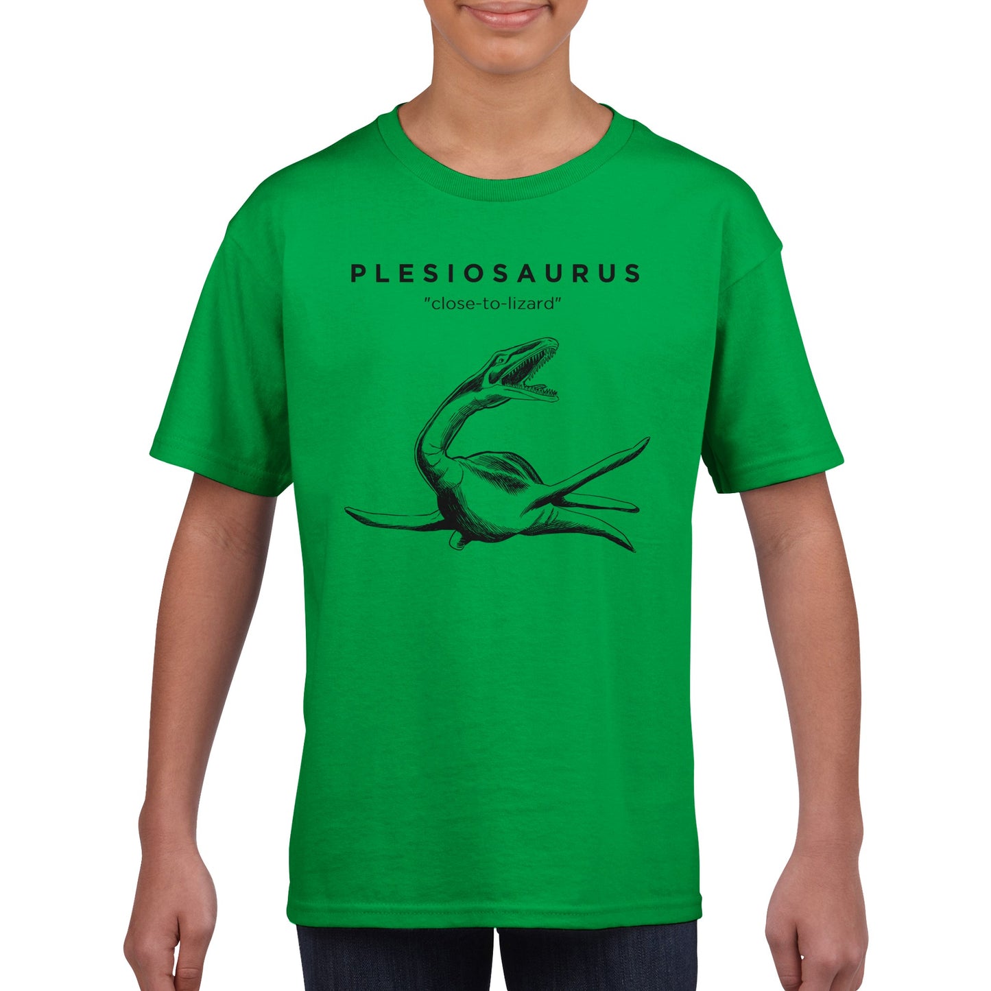 Plesiosaurus Prehistoric Reptile Kids T-Shirt